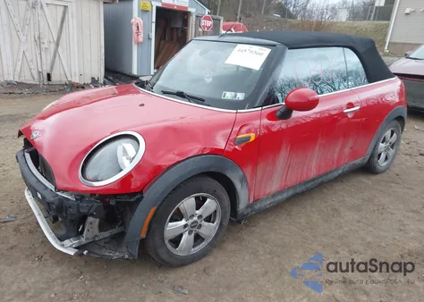 2019 Mini Convertible Cooper z USA, uszkodzony, nr VIN WMWWG5C59K3D01619